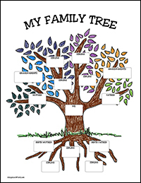 free adoption family tree